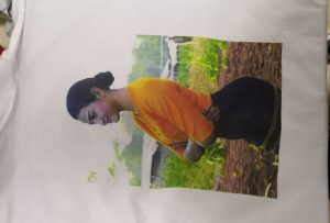 Печатане на фланелки за клиент на Бирма от принтер WER-EP6090T